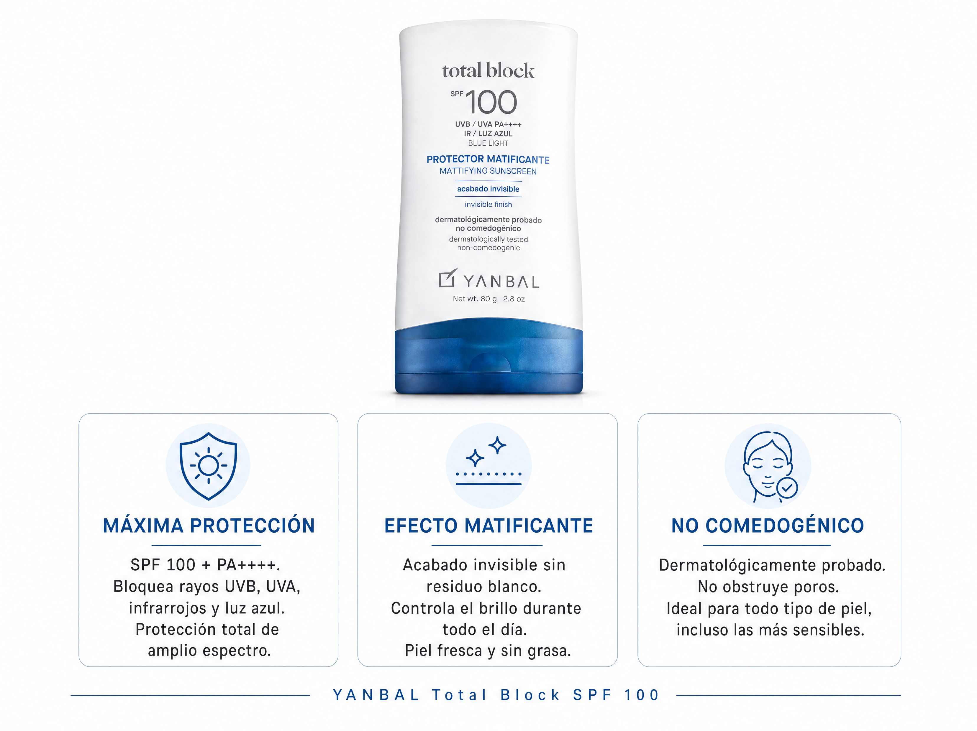 PROTECTOR SOLAR MATIFICANTE SPF 100