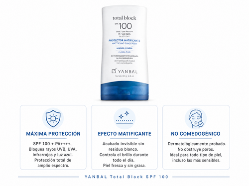 PROTECTOR SOLAR MATIFICANTE SPF 100